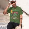 Retro Com Style Unisexs Tshirt Cthulhu Appears Pattern Summer Casual Wear For Horror Fans And Geek Gift 2026 New Model Shortslee