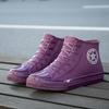 Short Tube Rain Shoes, Casual Women's Water Boots, Anti Slip and Cute Trendy Shoes