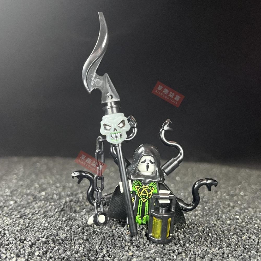 New Halloween Horror Movie Skeleton Hero Building Blocks Model Bricks Mini Action Toy Figures Toy Gift for Children