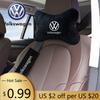 For VOLKSWAGEN VW Soft Car Seat Belt Shoulder Pads Safety Headrest Neck Pillow Suit For VW Volkswagen Golf Polo Passat Jetta pas