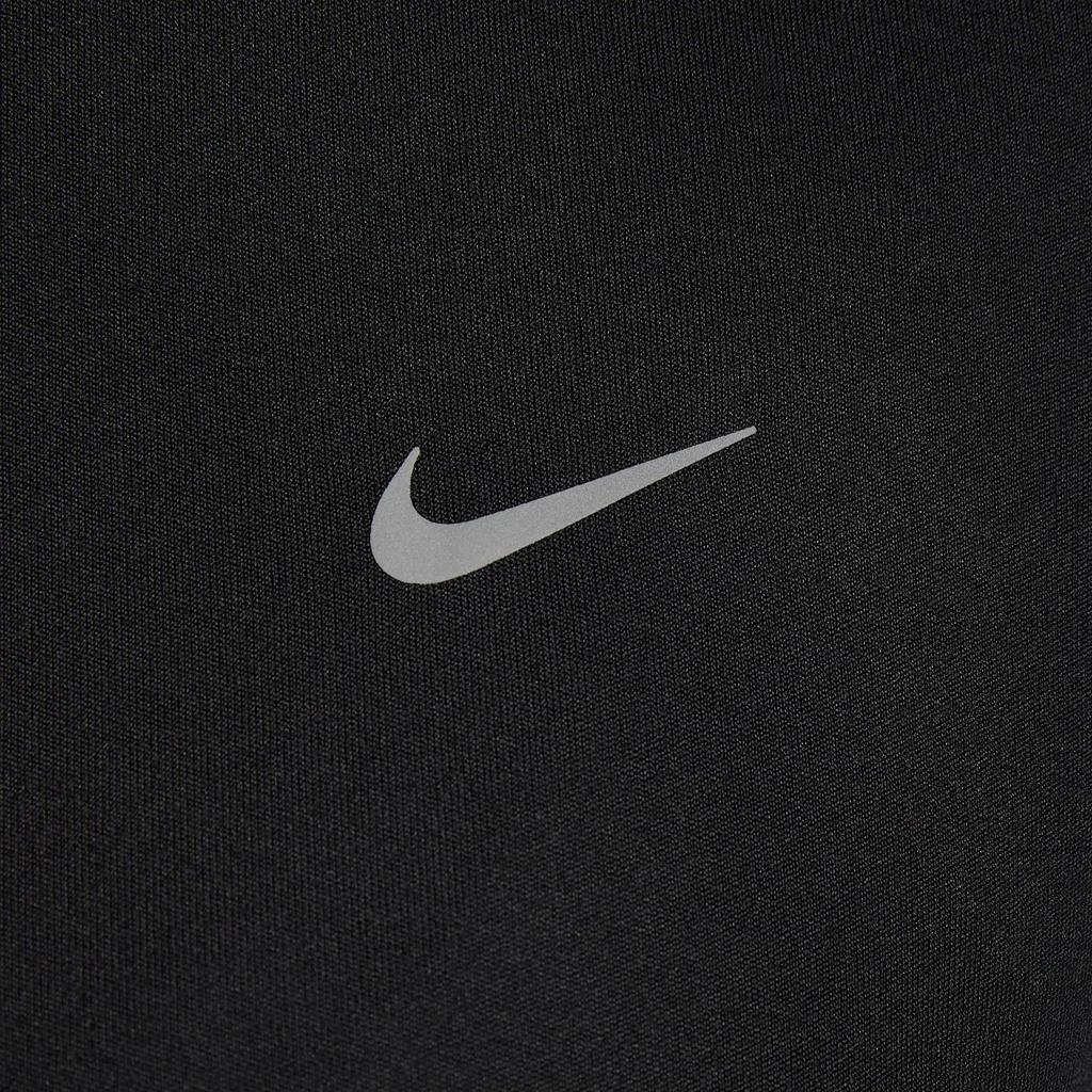 Nike Дышащая быстросохнущая износостойкая мягкая футболка с коротким рукавом Dri-Fit Tempo Женские топы Черный HQ0649010