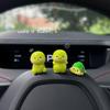 5 шт. Украшение на приборную панель автомобиля, украшение зеркала заднего вида, фигурка черепахи, мультяшные полимерные фигурки животных, мини-черепаха, аксессуары для DIY