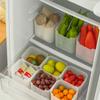 3/6 шт. Контейнеры для хранения в холодильнике, портативный прозрачный ящик для хранения продуктов, большой ящик для сортировки продуктов, для боковой двери холодильника и прилавка