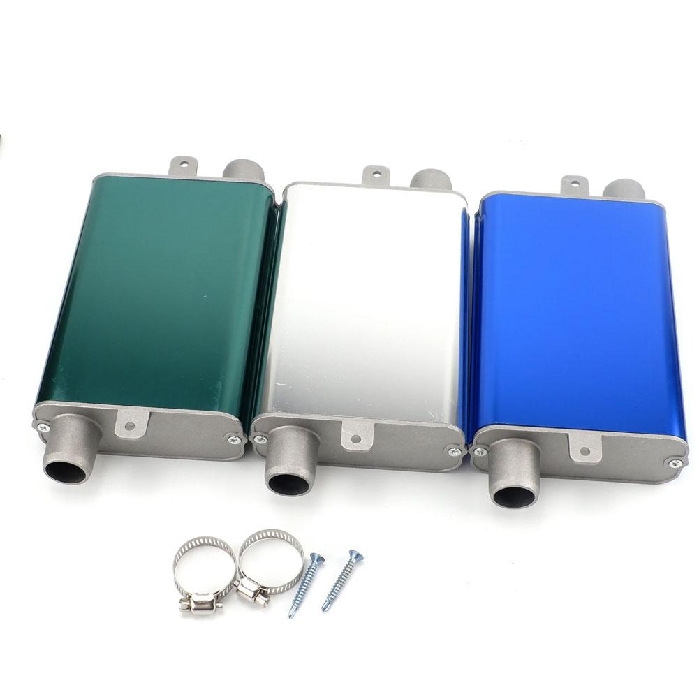 24 ММ Глушитель S-образный Воздушный Дизельный Парковочный Отопитель Выхлопная Труба Сплав Алюминия Малый Средний Большой Для Автомобиля Грузовика Кемпера Фургона