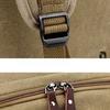 Retro Men's Canvas Backpack Student School Bag Trend Casual Large-capacity Travel Bag Backpack