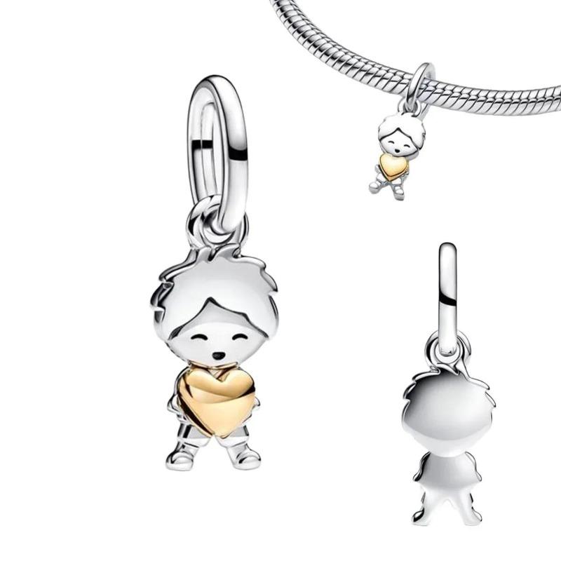 Мода Самолет Путешествия Земля Шармы Медь Планета Астронавт Серьги Бусины Подходят Оригинальным Браслетам Изысканные DIY Ювелирные Изделия