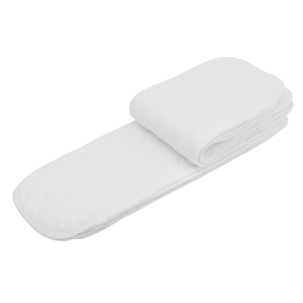 10pcs Soft&Breathable Baby Toddler Cotton Modern Cloth Diaper Nappy Liner 3 Layers