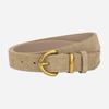 Trendy Pin Buckle Waistband Casual Business Waist Strap Women Suede Leather Belt