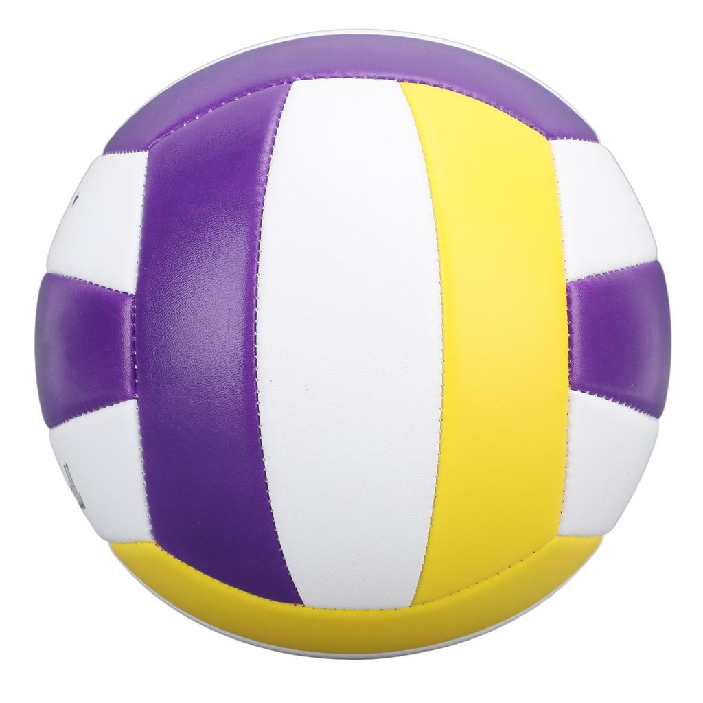 Волейбол Размер 5 Фиолетовый Желтый Белый ПВХ Для Тренировок в Помещении и на Открытом Воздухе Для Начинающих Подростков