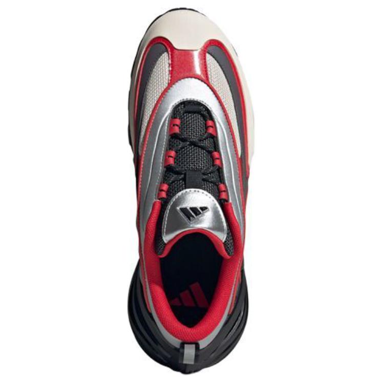 Adidas Wonder Runner Turbo Comfortable Versatile Non-Slip Wear-Resistant Low-Top Running Shoes Unisex Running Shoes Silver Gray Red JS3747