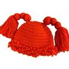 Warm And Cute Long Braided Knit Hat For Women In Beautiful Colors For Winter Comfort