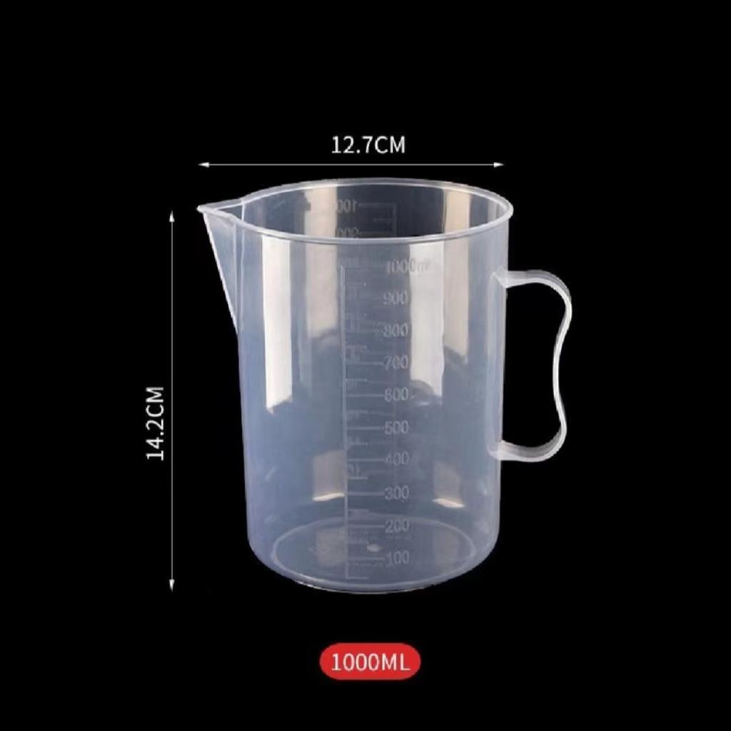 1000/5000ml Food Grade Plastic Liquid Graduated Container Beaker Lidless Clear Thickened Restaurant Sustainable Measuring Cups