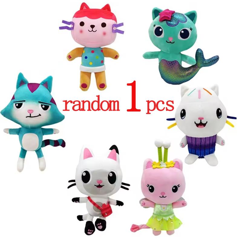 Кукольный домик Габби, плюшевая игрушка, Меркат, мультяшные мягкие игрушки, улыбающийся кот, автомобиль, кошка, обнимание, куклы Габи для девочек, детские подарки на день рождения