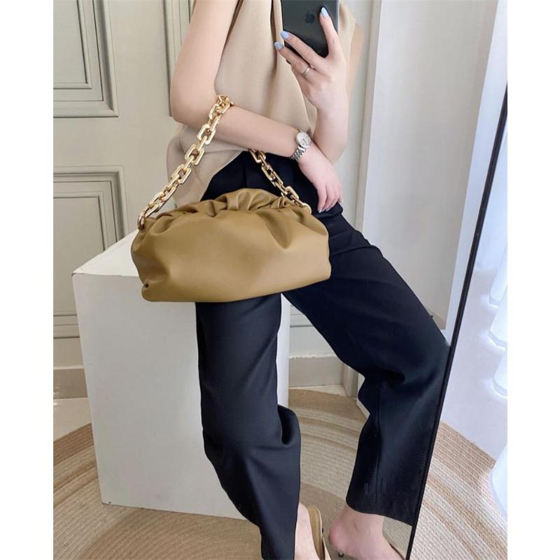 Маленькая сумка через плечо с толстой цепочкой и складной ручкой Cloud Bill для женщин