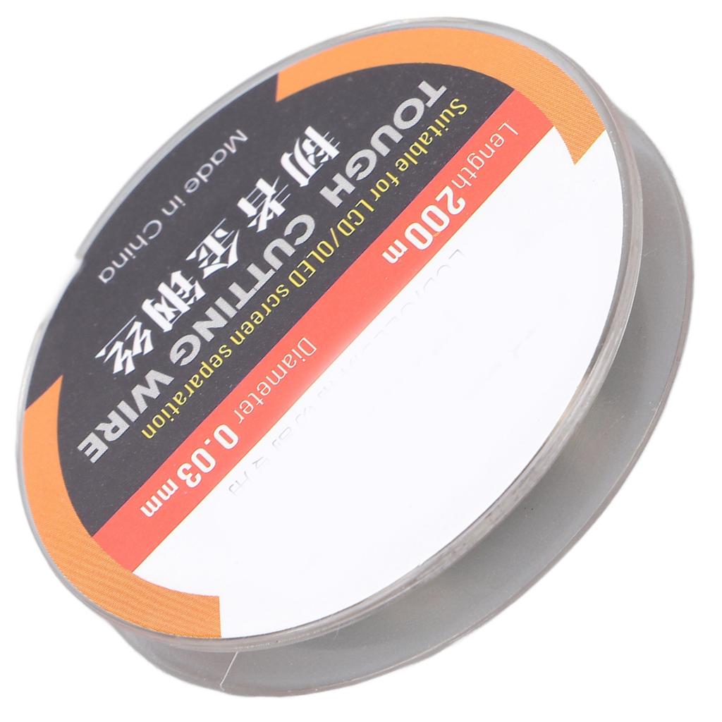 200M Phone LCD Screen Cutting Line High Hardness Steel Phone LCD Screen Separating Wire