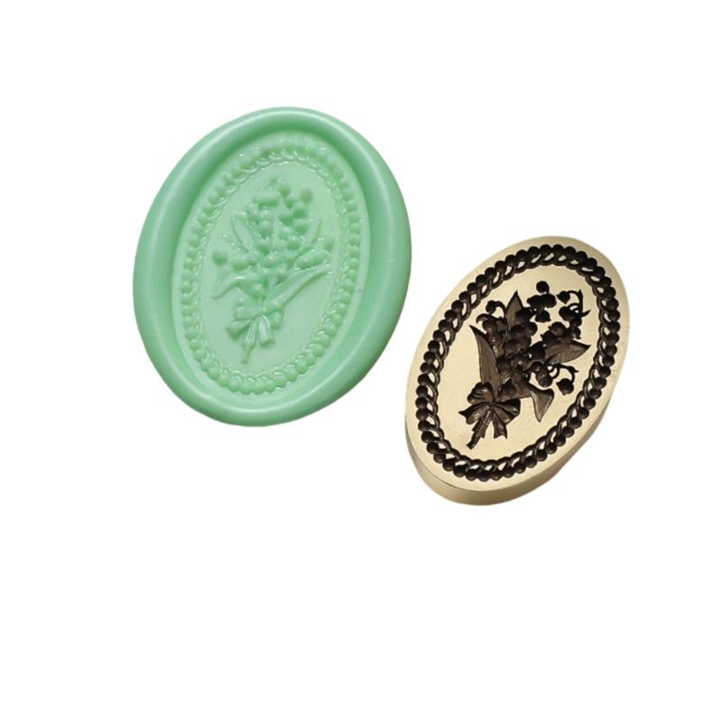 Штамп для восковой печати с цветочным тиснением для свадебного приглашения, конверта, штамп для восковой печати с цветочной текстурой
