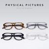 Leopard Print Optical Glasses Anti Blue Light Glasses Polygon Frame Eyewear Computer Eyeglasses