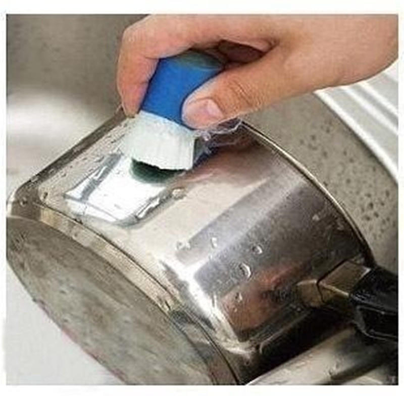 Многоразовая щетка- стик для очистки металлической посуды от ржавчины и накипи