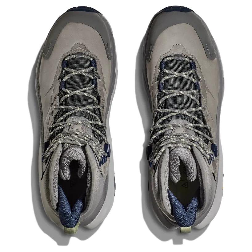HOKA One One Kaha 2 Нескользящие износостойкие Высокие походные ботинки Мужские Серые 1123155-ADS