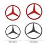 gnwdx7 2025 Hot 52/58mm ABS Auto Badge Steering Wheel Logo Sticker For Mercedes Benz AMG GLS W212 W213 W205 W177 W204 W447 Car Decor Ac