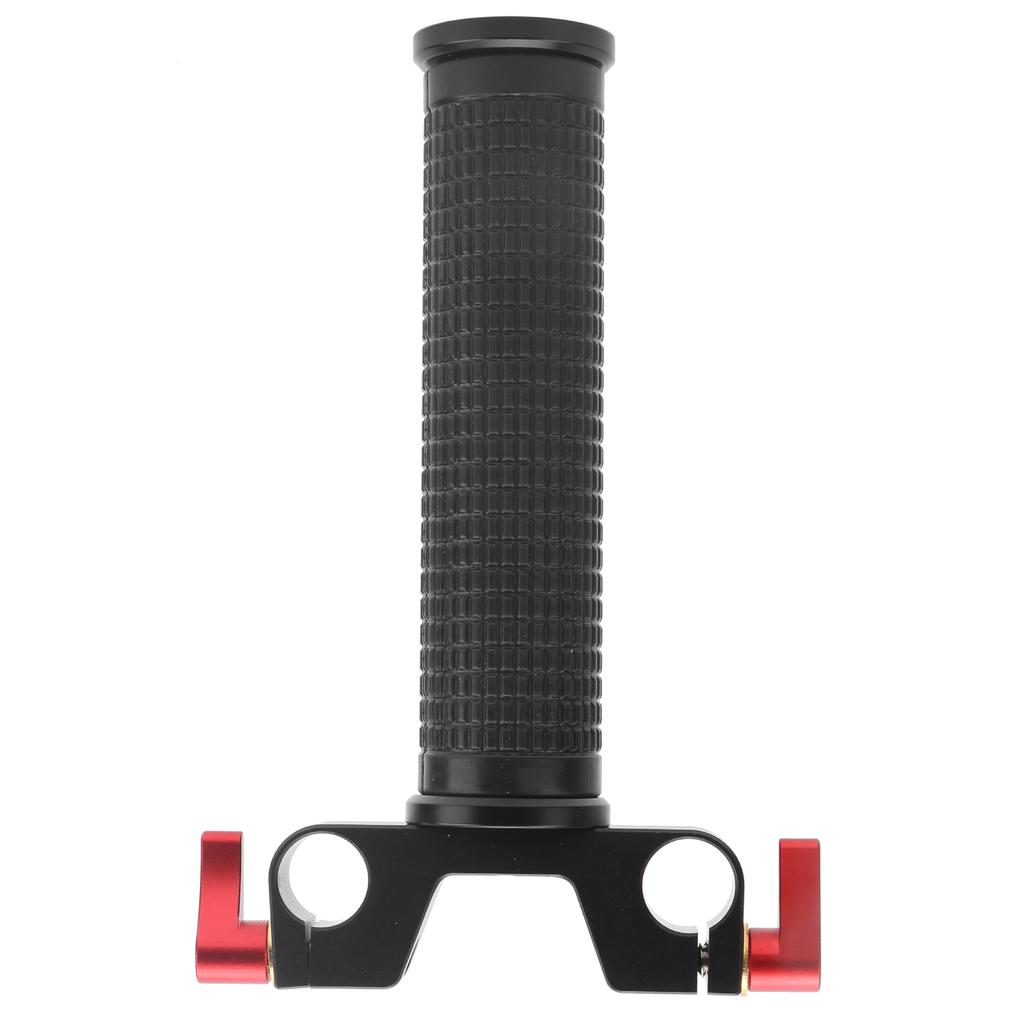 15mm Aluminium Alloy Single Shoulder Rail Connector DSLR Camera Dual Hole Basic Handle Clamp