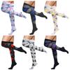 New Vintage Style Women's Socks Diamond Plaid Over Knee Socks Student Casual Stockings Party Dance Socks