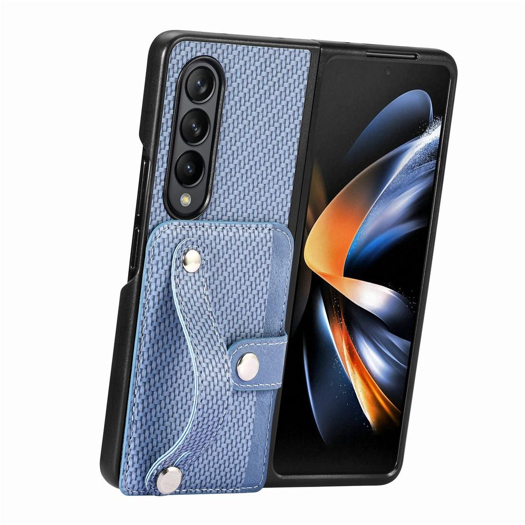 Применимо к чехлу для мобильного телефона Samsung Z fold1, многофункциональная сумка для карт, держатель для карт с ремешком на запястье, 2-в-1, защитный чехол Fold1