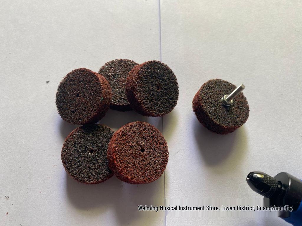 Bakelite Fret Polishing Wheel for Guitar, Bass, Banjo, Ukulele