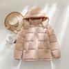 Womens Short Winter Puffer Coat Detachable Hood Thick Warm Cotton Jacket Teens Youth