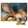 Пазл из 1000 деталей - Эйфелева башня в сумерках, популярная корейская головоломка