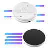 VFO1   Car Glowing Coasters LED Light Water Cup Mat For Mercedes Benz AMG W203 W206 W220 W205 W211 Car USB Charging Coasters keychain