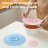 5Pcs Silicone Lid Set for Bowls Pots Microwave Safe Food Covers Multi-Size Leakproof Container Lids with Hanging Holes