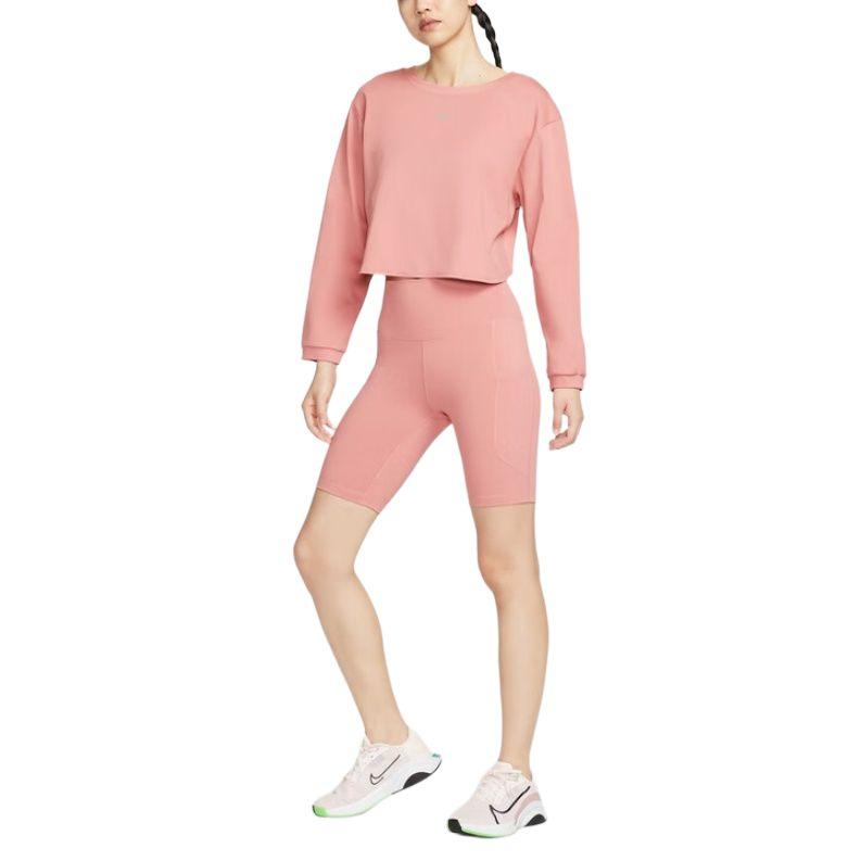 Nike Dri-Fit One Удобные Быстросохнущие Вязаные Велосипедные Брюки с Высокой Посадкой Женские низ FZ6759-685