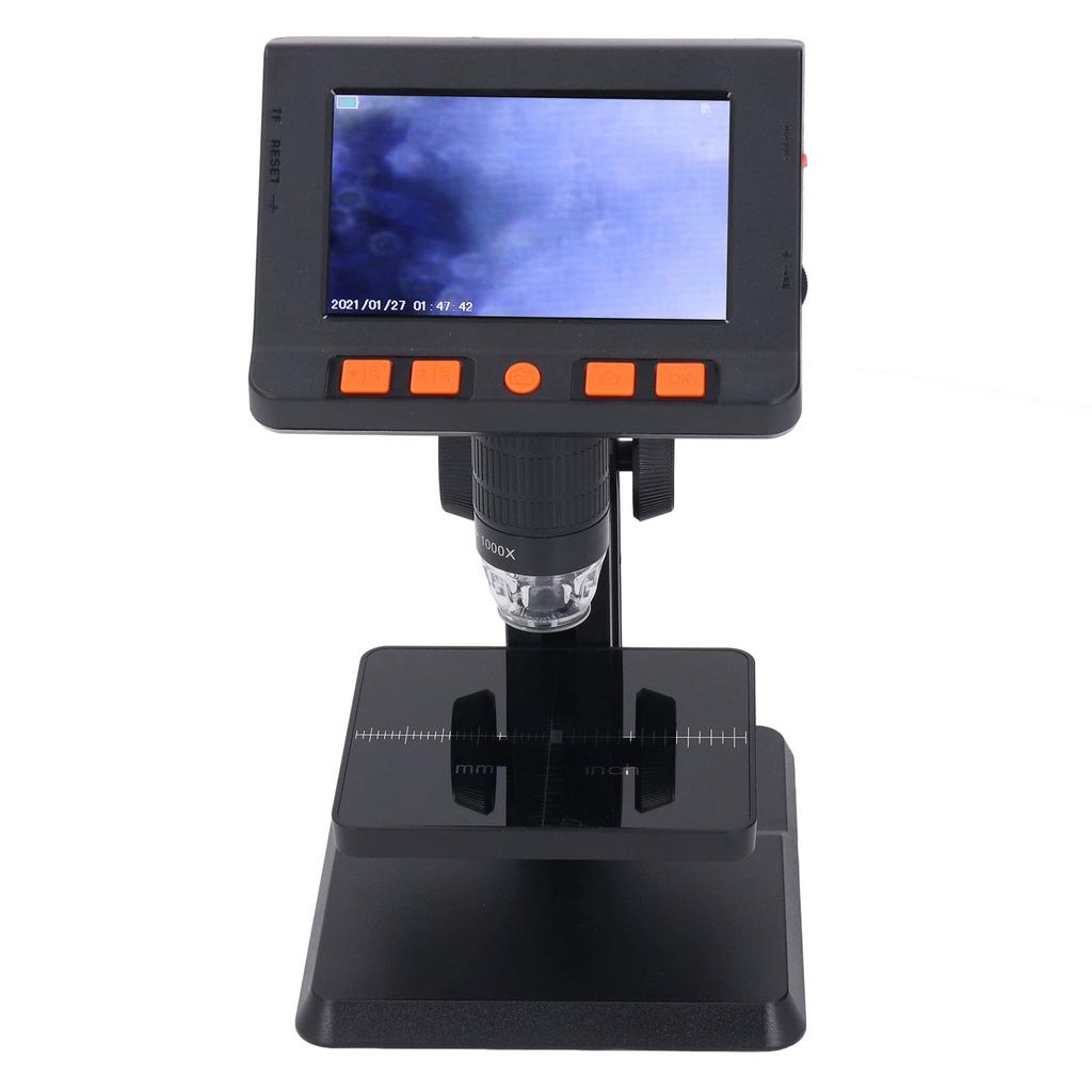 Цифровой микроскоп 1000X с высокой четкостью, точной фокусировкой, биологический микроскоп с регулировкой