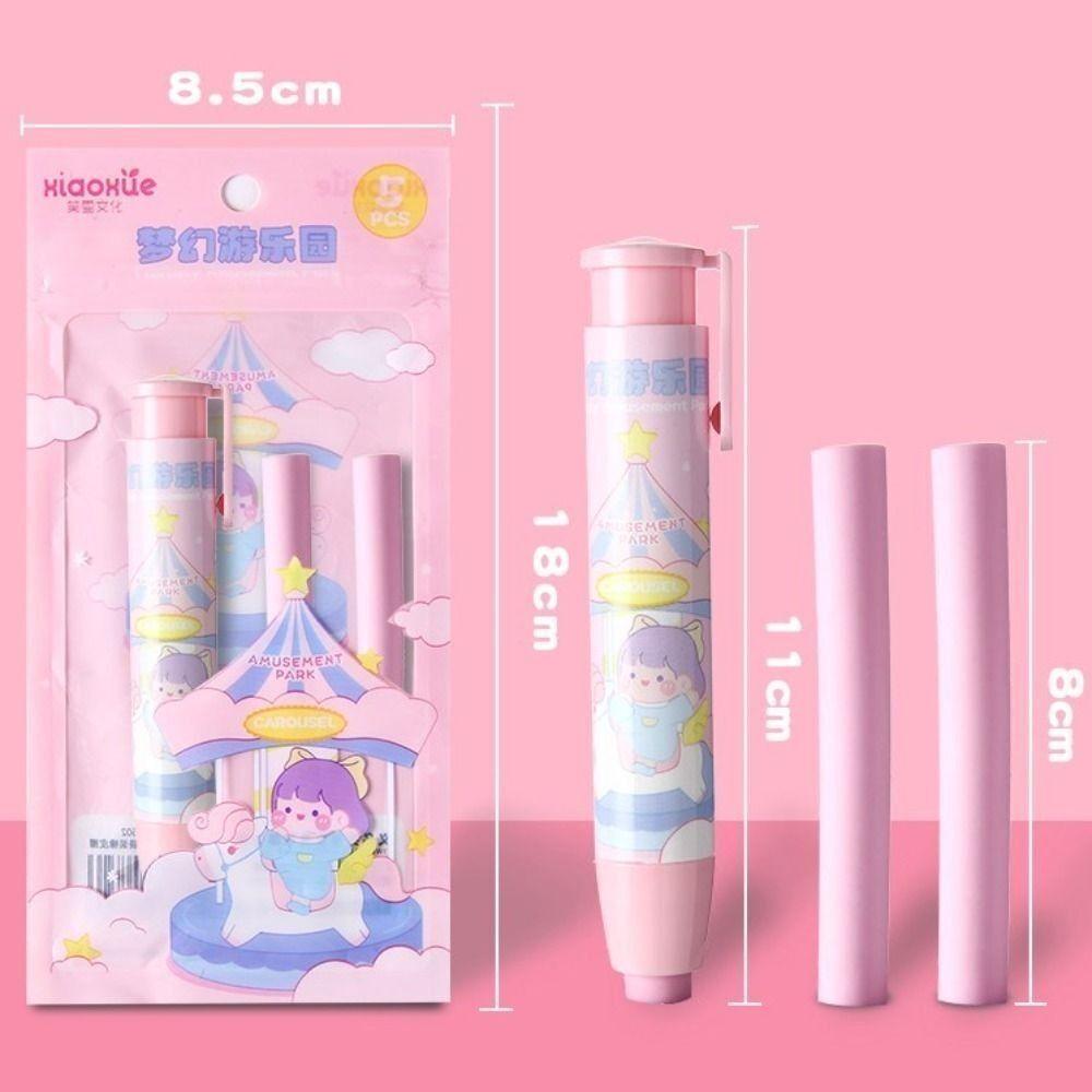 Резиновый пресс-ластик со сменными блоками Ластик Новый Ластик для стирания карандаша