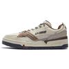 Li Ning 001 Btc Sp Fabric Leather Non-Slip Shock Absorbing Wear-Resistant Low-Top Skate Shoes Men Sneaker Brown AZGS091-2
