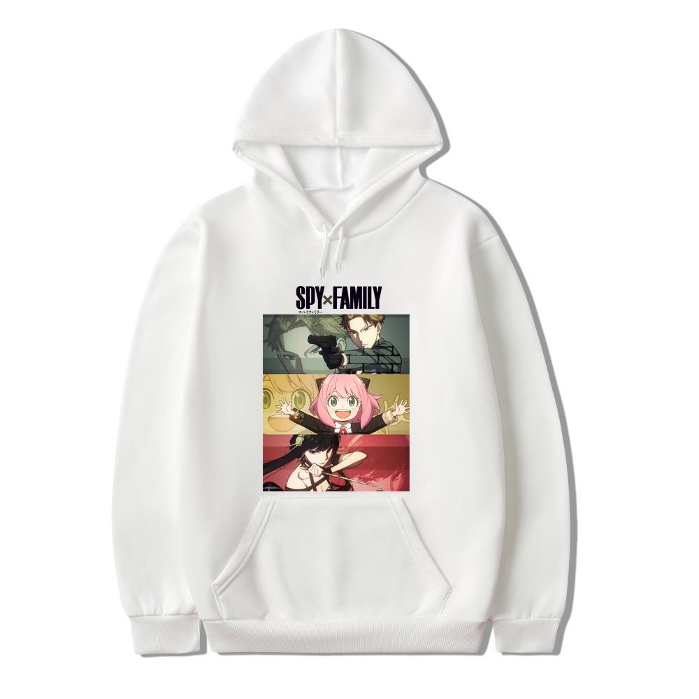 Spy × Family Anime Print Fashion Casual Hooded Sweater