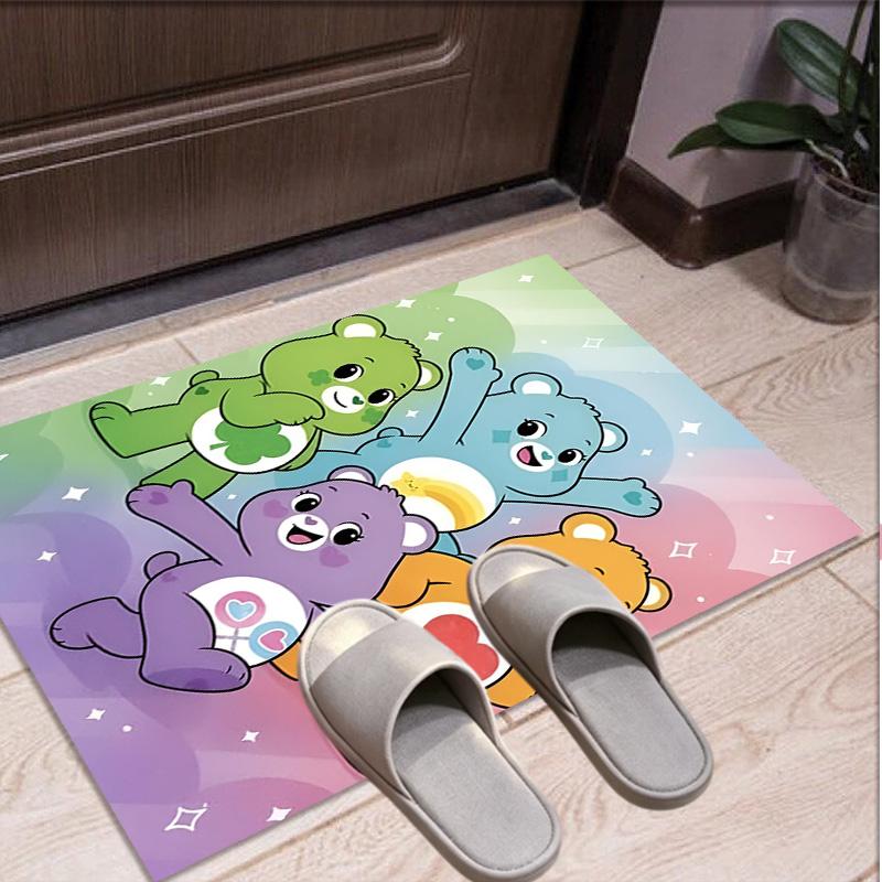 Care Bears Pattern Rug, Indoor/Outdoor Mat, for Picnic, Gameroom, Bedroom, Office, Living Room, Home Decor Carpet, Birthday Gift