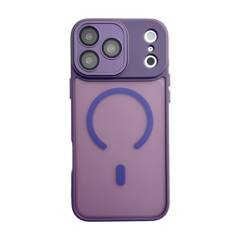 For iPhone 17 Pro Magnetic Back Cover WANLONFENG QB1 Series PC TPU Shockproof Phone Case