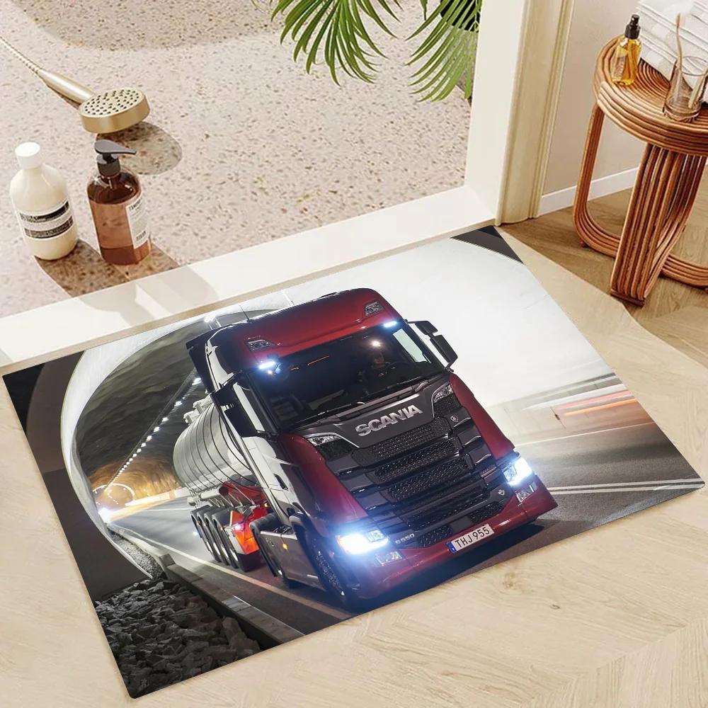 1 шт. Коврик для ванной комнаты S-Scania высшего класса для грузовика, впитывающий коврик, противоскользящий коврик, товары для домашнего декора, ковры, коврики для пола дома, кухни