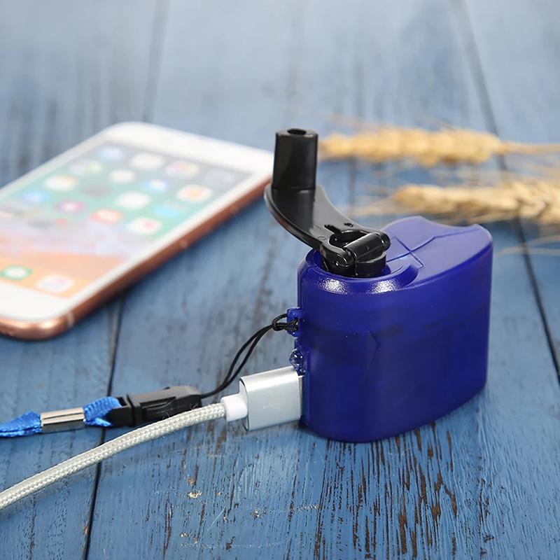 Usb Аварийный Ручной Динамо-генератор Для Путешествий На Открытом Воздухе, Кемпинга, Аварийное Зарядное Устройство Для Универсального Зарядного Устройства, Дорожное Зарядное Устройство, Гаджеты