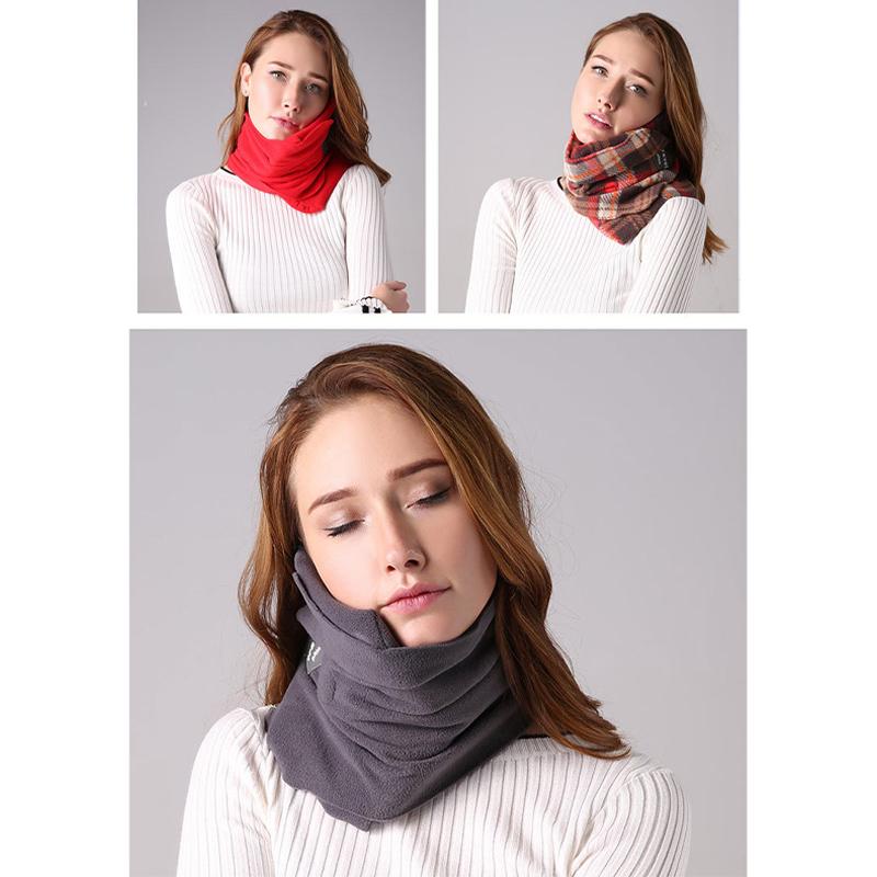 Soft Support Neck Pillow Vc Shape Neck Protection Pillows Relief Orthopedic Pain Portable Travel Office Car Comfy Sleep Headrest