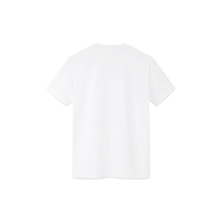 PEACEBIRD MEN T-Shirts Unisex Crew Neck Thin Straight Fit BWDA92156