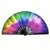 1pc Folding Fan, Large Folding Fan,Kung Fu Fan,Festival Smashing Fan,Folding Hand Fan,Suitable for Male and Female Performance Dance Party Accessories