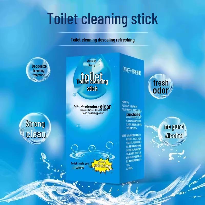 Специальный выпуск для новичков: Очиститель и дезодоратор для унитаза «Синий пузырь» большой емкости — Удаление запаха и ароматизация, 3 шт.