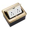 Popup Steel Floor Outlet Recessed Standard Electrical Plugs Strong Ground Power Outlet for Home & Office