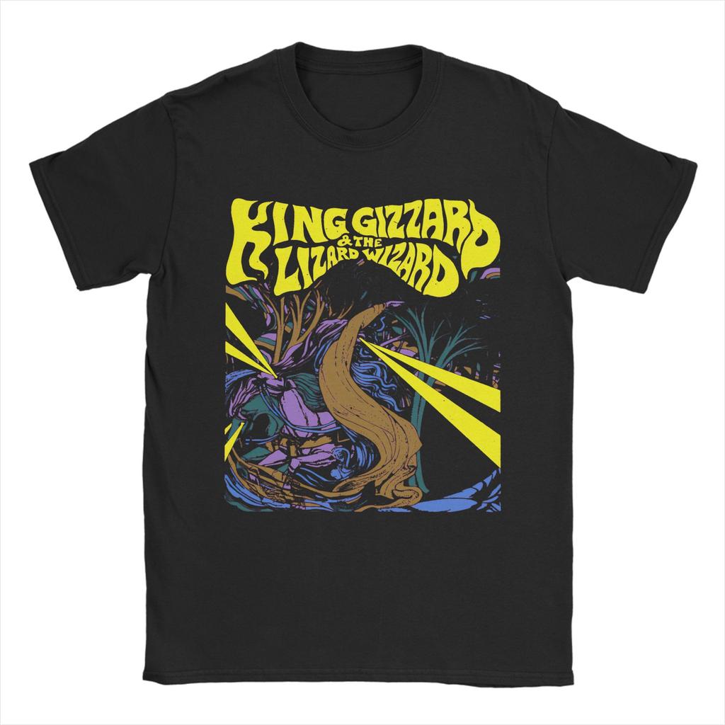 Printed This Is King Gizzard & Lizards Wizard T Shirt For Unisex Cotton T-shirts Short Sleeve Tops