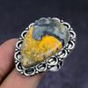 Natural Bumble Bee Jasper Gemstone 925 Sterling Silver Ring Size 10 M0l45
