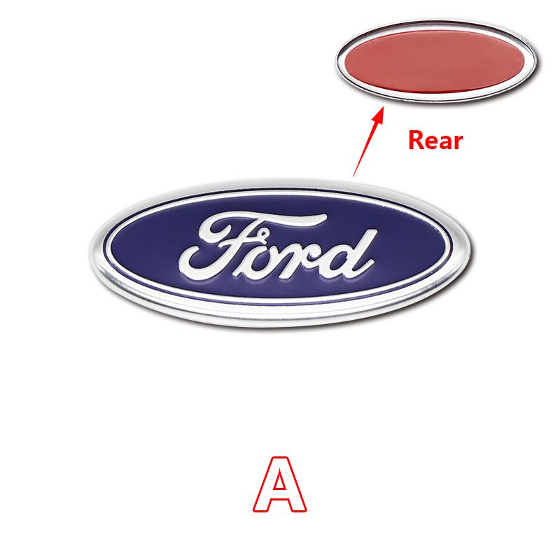 AAANK1 5.8cm Car Steering Wheel Center Badge Logo Sticker Steering Wheel Logo Sticker For Ford Focus 3 MK2 Fiesta MK7 Mondeo MK4 Fusion