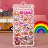 1pcs Kawaii Sanrio Kuromi Cartoon 3D Relief Stickers Aesthetic Waterproof DIY Diary Laptop Cute Anime Decoration Sticker Toys